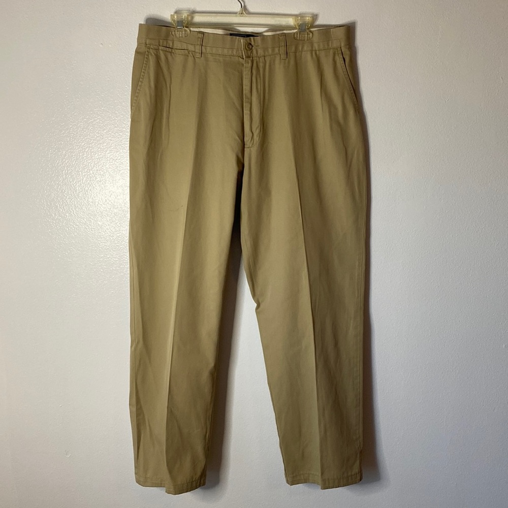Men’s polo by Ralph Lauren prospect pants 100% cotton 36 x 32 kaki chinos